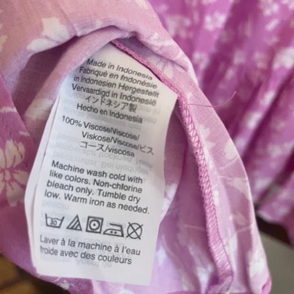 J.Crew Lavender Floral Ruffled Dress, Size 8. NWT. - Picture 9 of 9